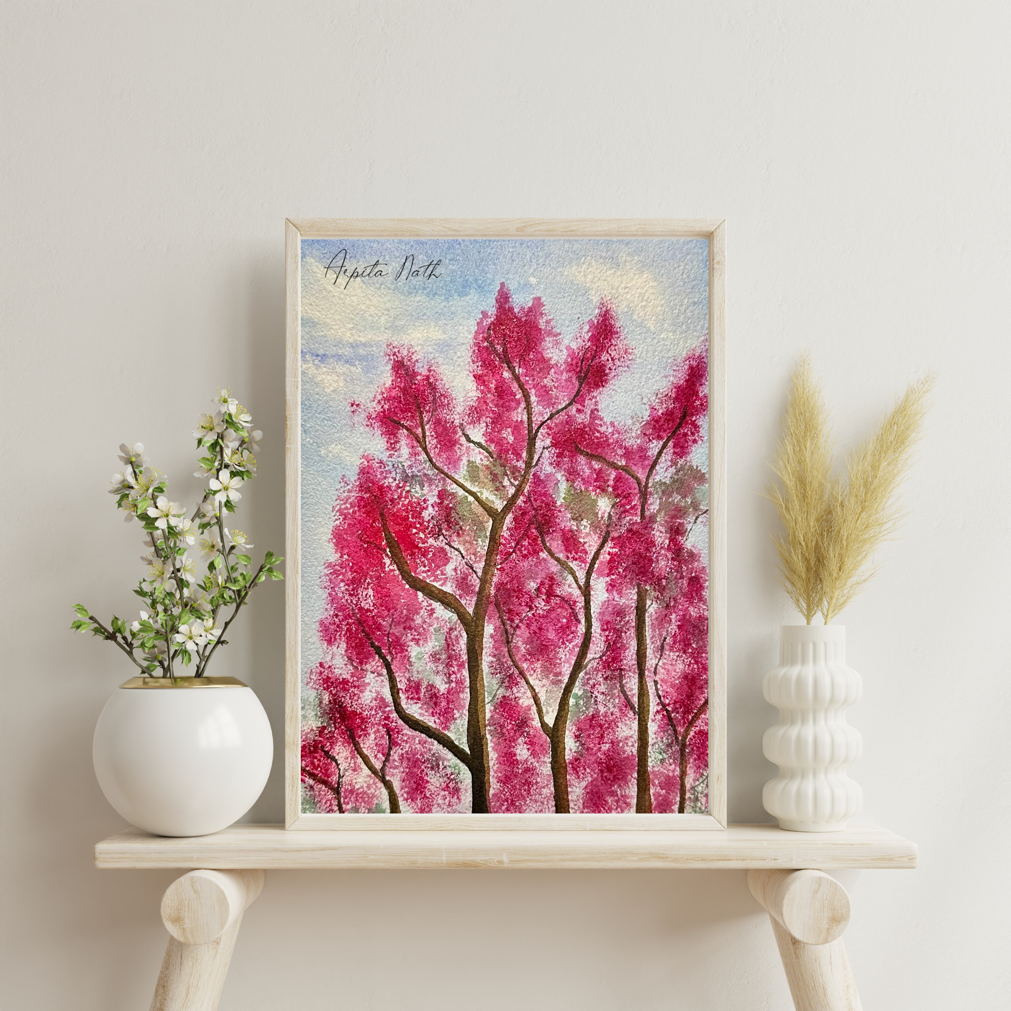 pink cherry blossoms