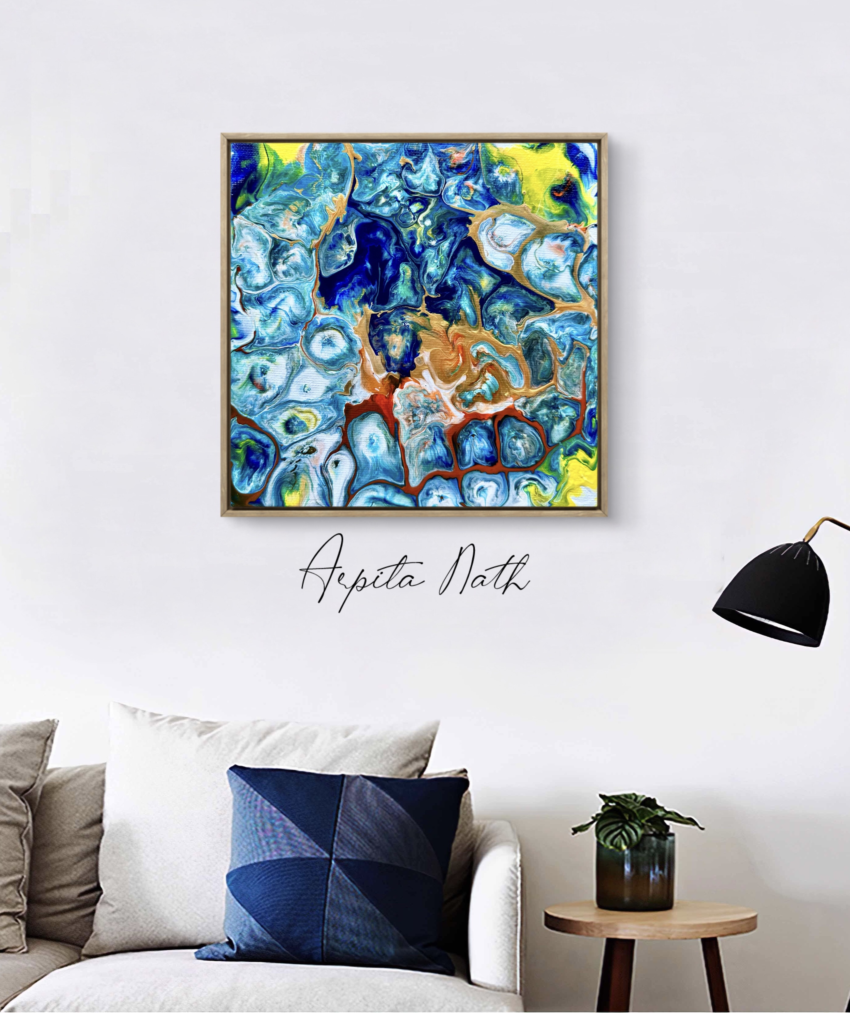 fluid patterns acrylic 2