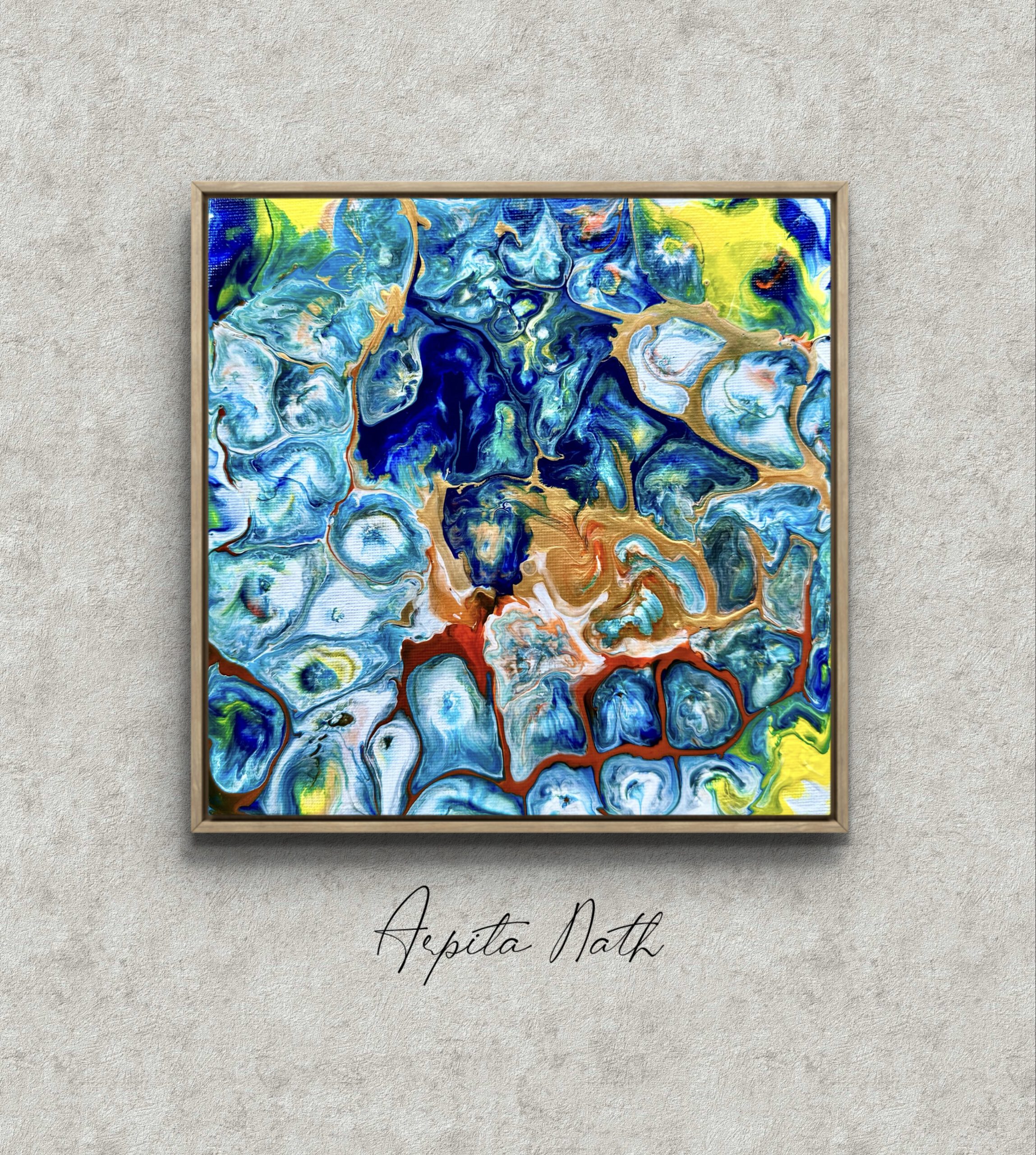 fluid patterns acrylic 2