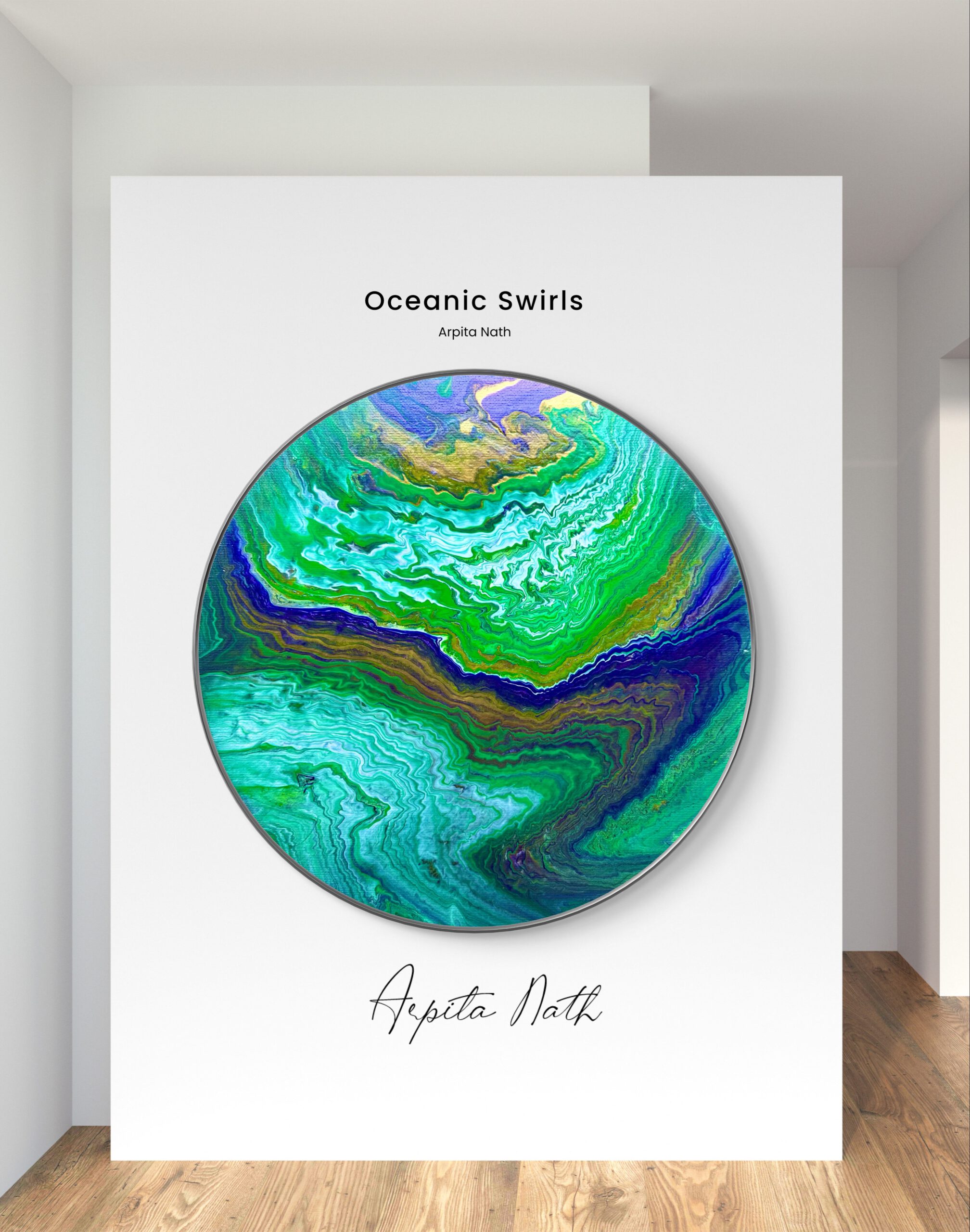 planetary landscape acrylic