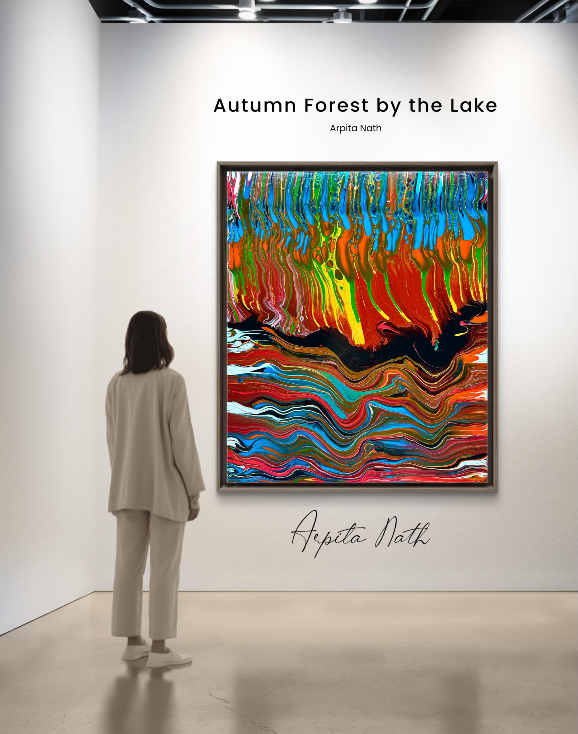 Autumn Forest by the Lake